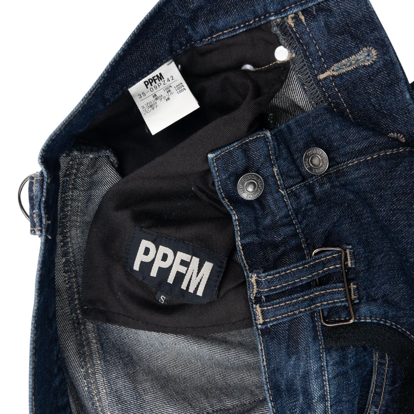 Vintage 2000s PPFM Convertible Zip Denim Jeans Size W30