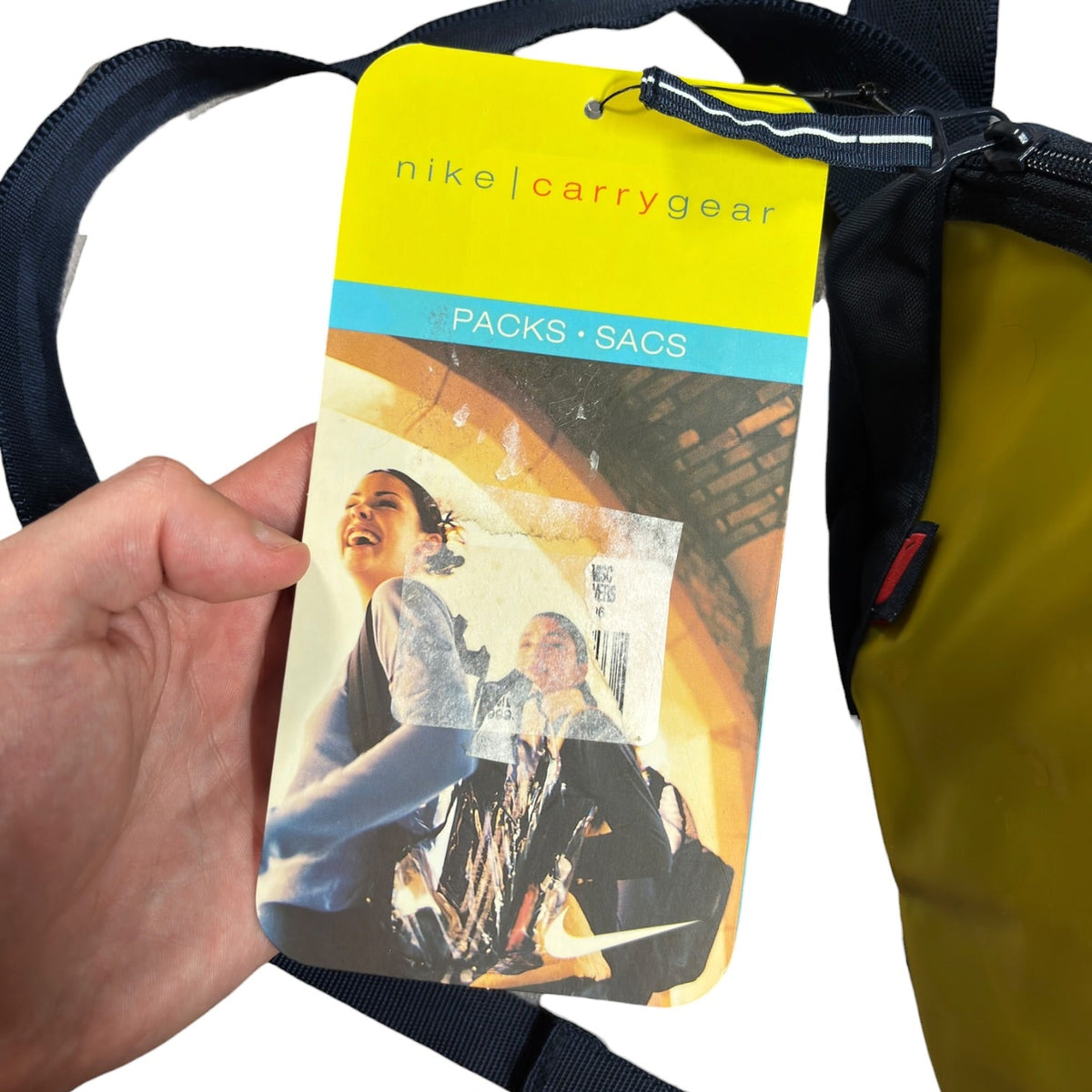 Nike 00's Carry Gear Transparent Rucksack XL | O/S, Yellow