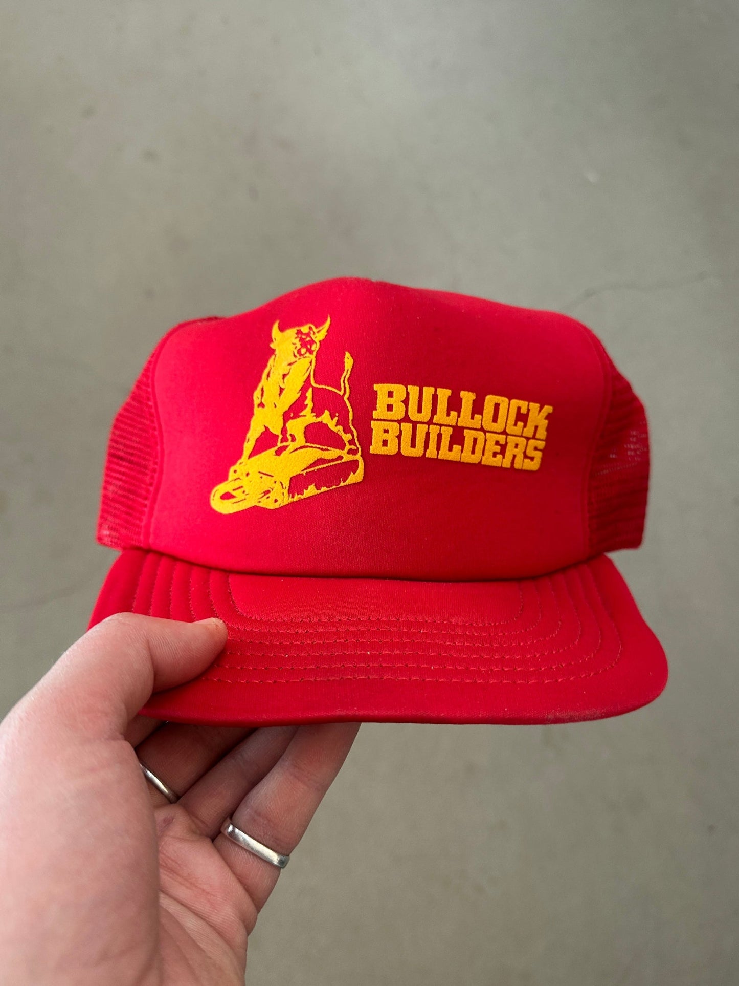 1990's Bullock Builders Trucker | Default Title, Red