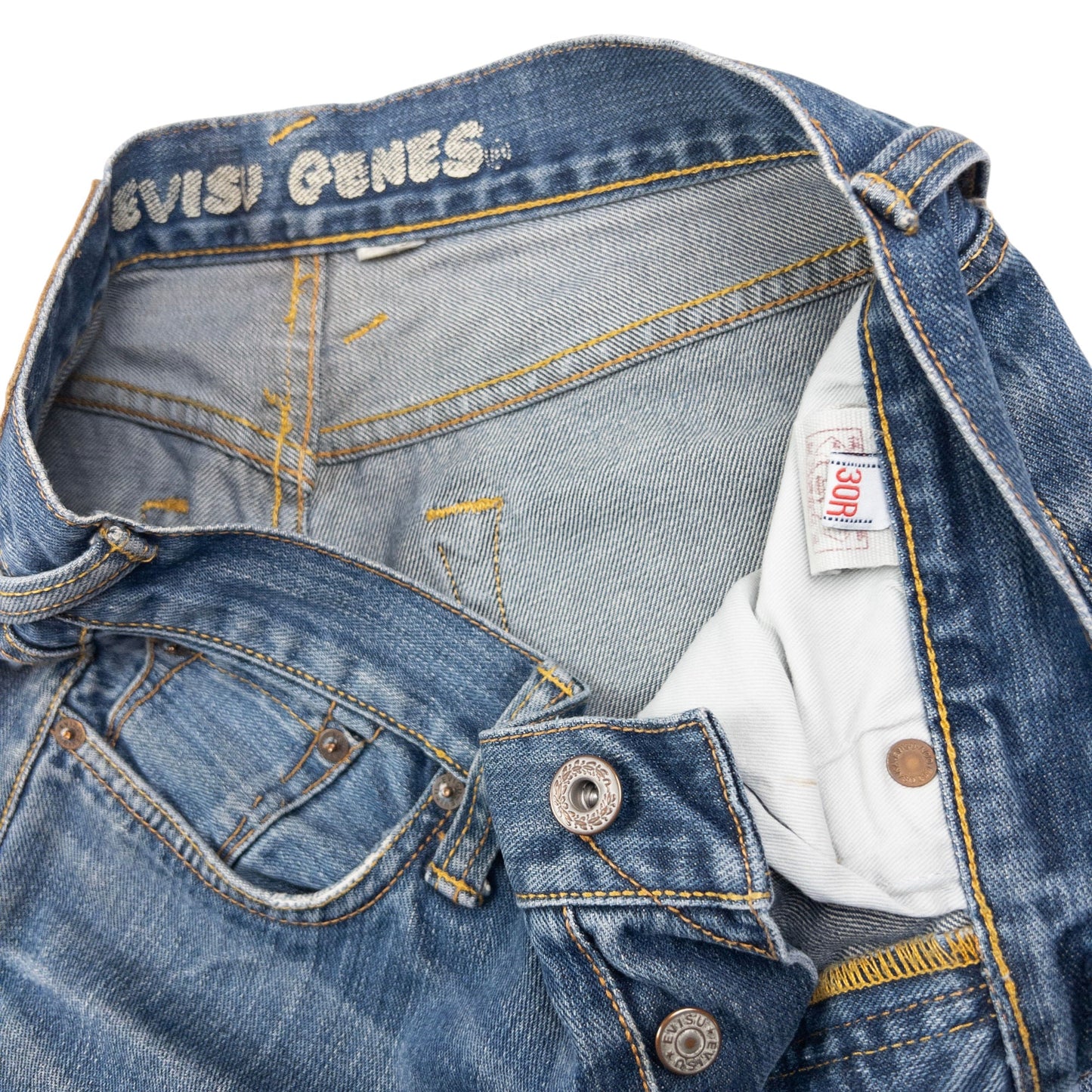 Vintage Evisu Double Gull Japanese Denim Jeans Size W30