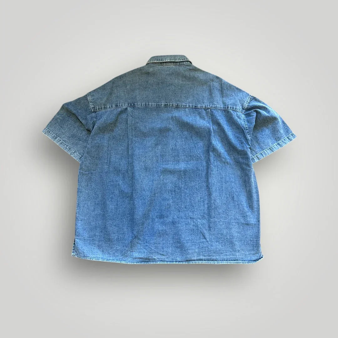 Partimento Korea Boxy Fit Denim Summer Shirt L