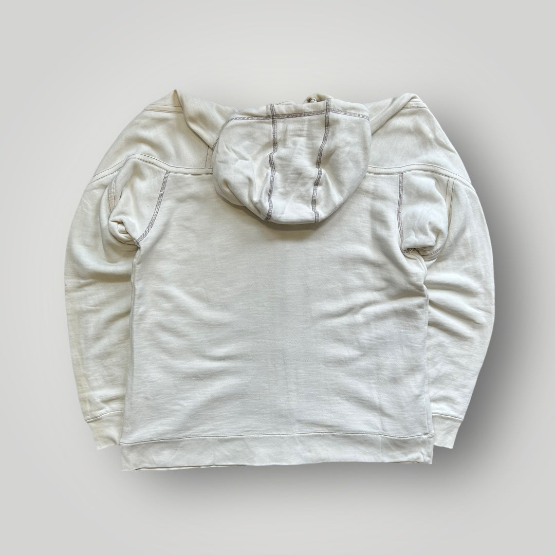 Marithé François Girbaud Zip Up Hoodie L | Default Title, Off-white
