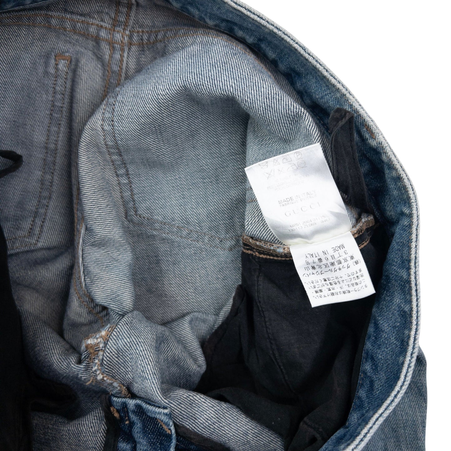 Vintage Gucci Low Rise Cropped Denim Jeans Womens Size W29