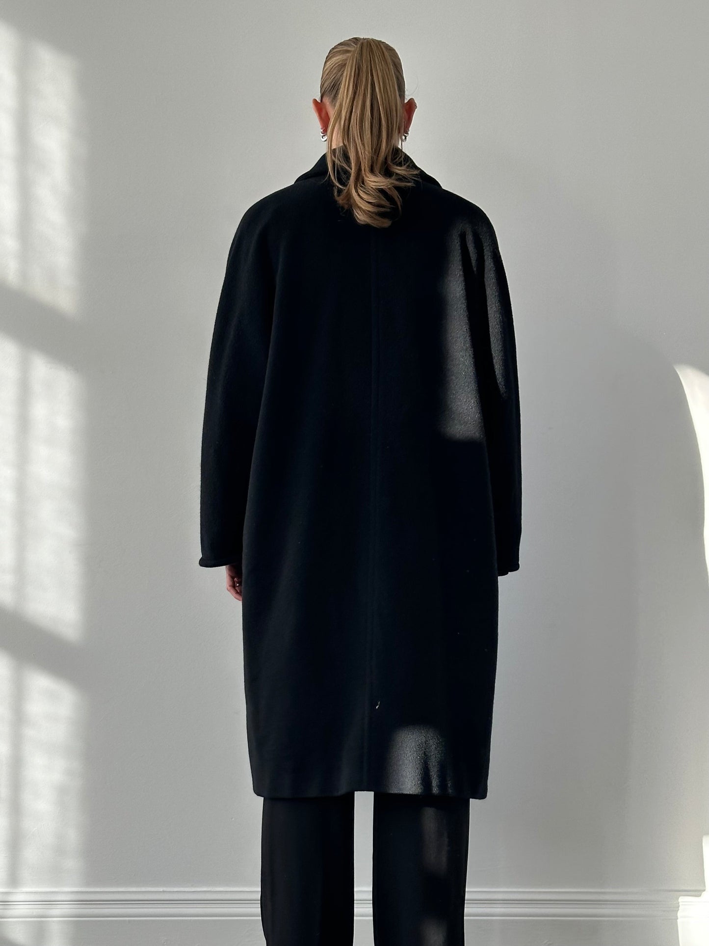 Marella Virgin Wool Cashmere Double Breasted Coat - XL