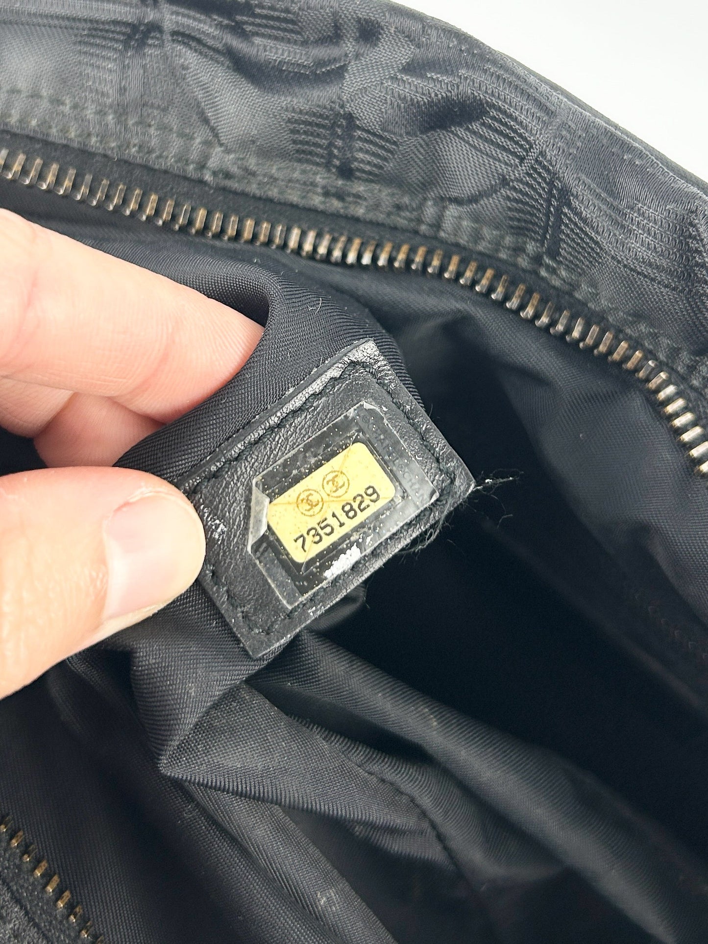 Vintage Chanel Travel Line Black Handbag | O/S, Black