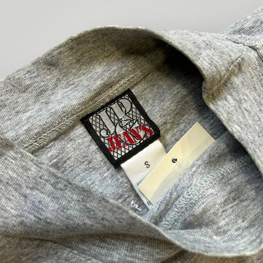 Jean Paul Gaultier mock-neck lightweight sweat M/L