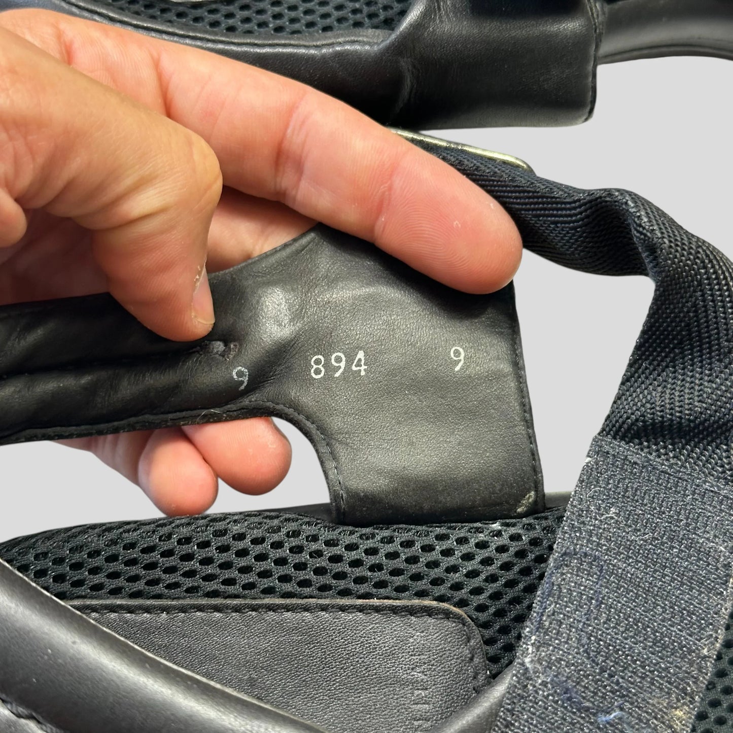 Prada Sport SS99 Mesh + Leather Vibram Sandals - UK9-10