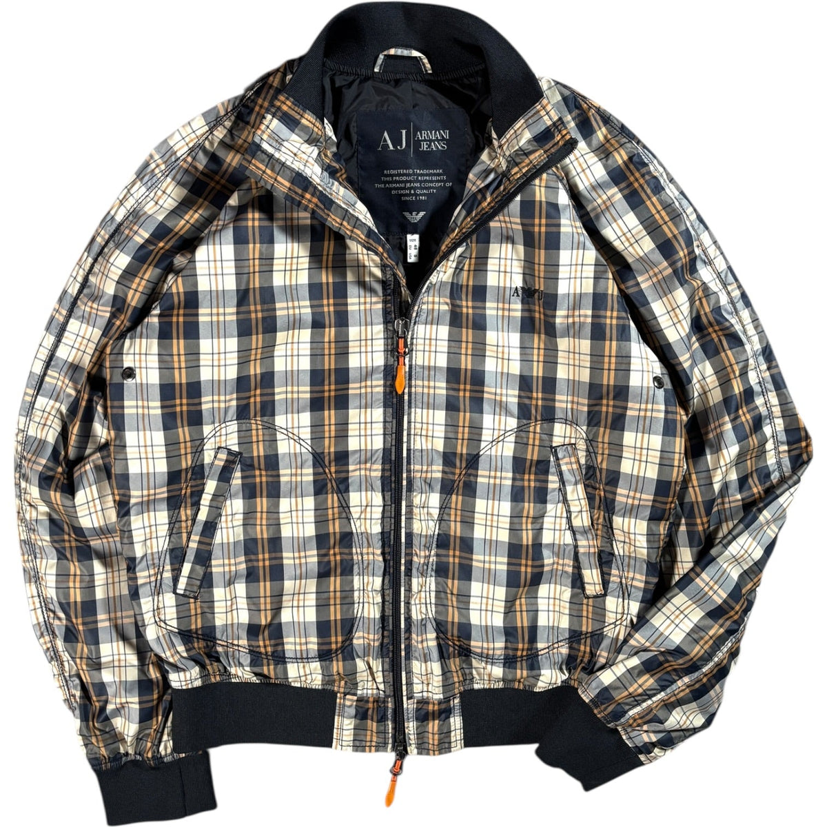 Armani Jeans 00’s Checkered Jacket S | Small, Multicoloured