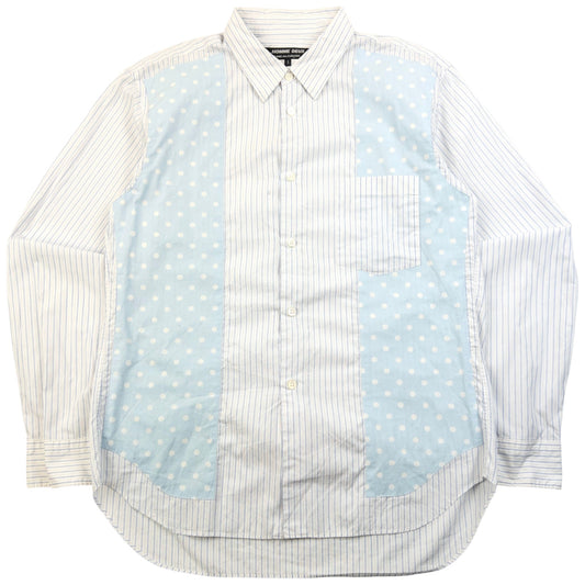 Vintage Comme Des Garçons HOMME DEUX Button Up Shirt Size XS | XS, Blue