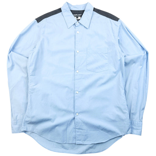 Vintage Comme Des Garçons HOMME DEUX Button Up Shirt Size S | Small, Blue
