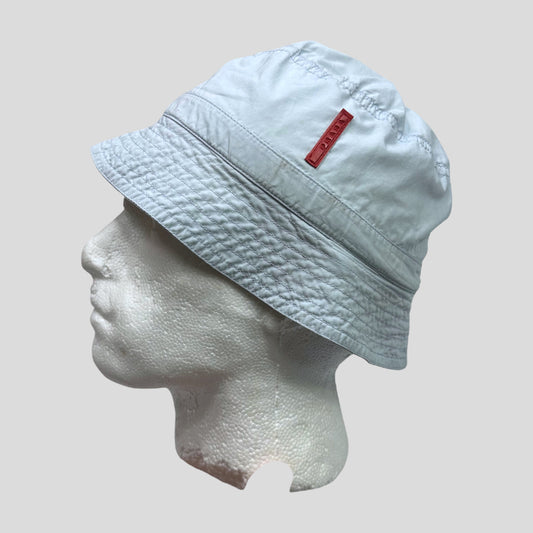 Prada Sport 00’s Baby Blue Bucket Hat - S/M | O/S, Blue