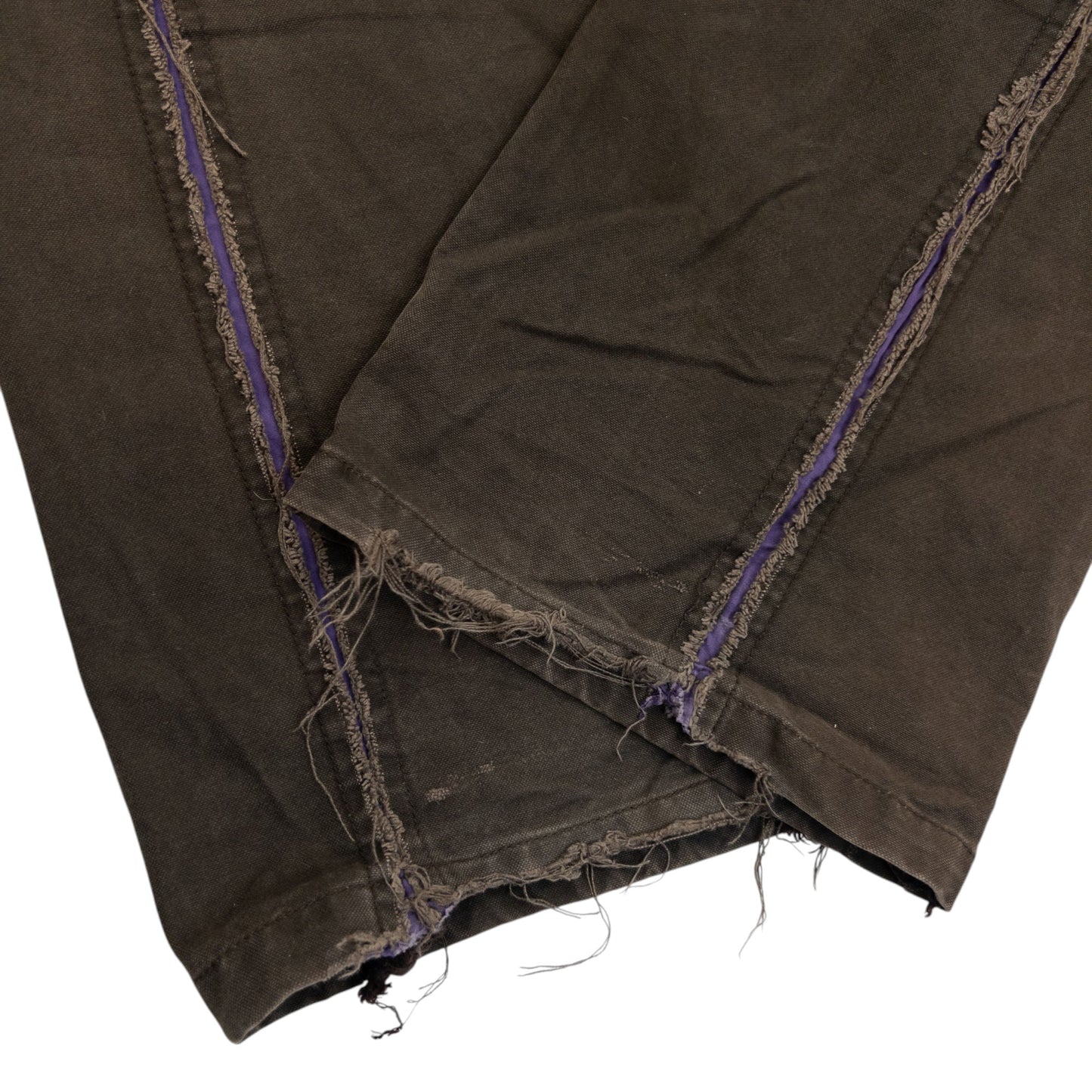 Vintage 2000s PPFM Exposed Seam Cargo Trousers Size W32 | W32, Brown