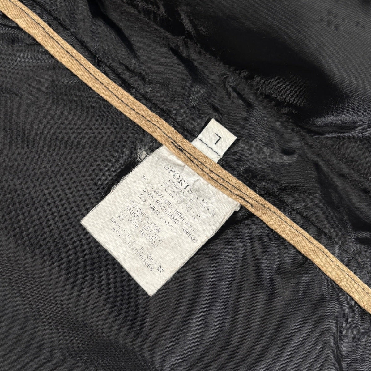 Stone Island 2003 Hemp Utility Jacket L | Large, Red