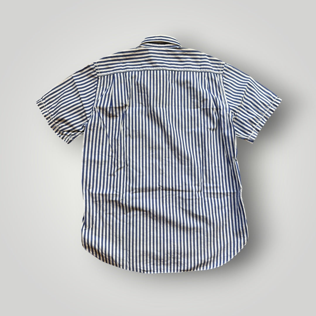 Comme des Garçons Homme 2009 Cotton Shirt S/M | O/S, Blue and White