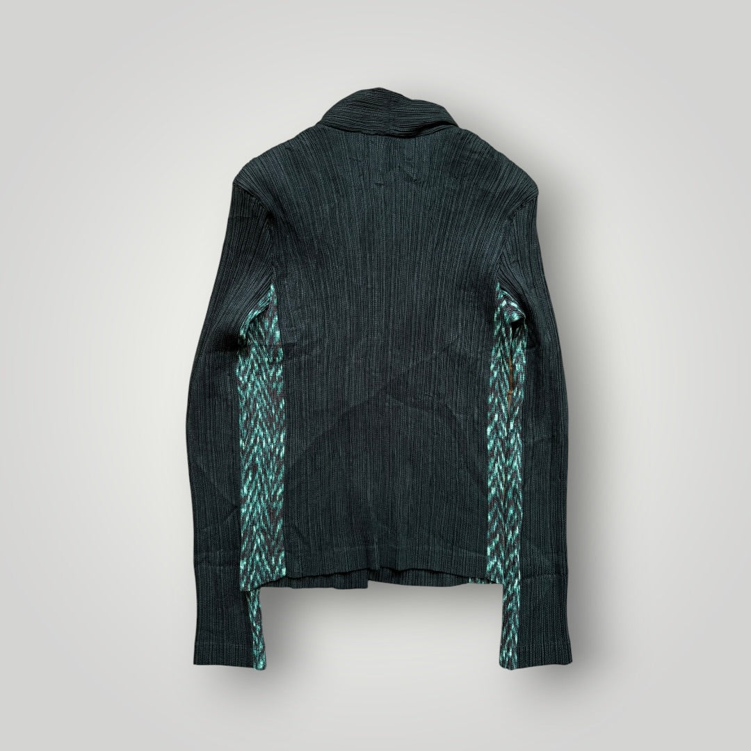 2000's Issey Miyake Mainline Pleated Blazer M | Default Title, Green
