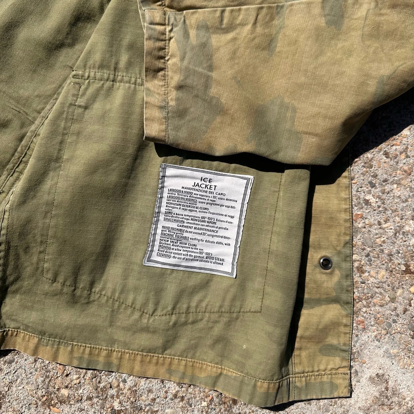 S/S 1990 Ice Camouflage Chore Jacket