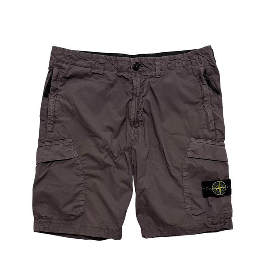 Stone Island Canvas Shorts | W34, Dark Grey
