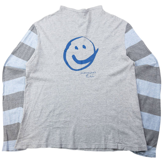 Vintage 90s Hai Sporting Gear By Issey Miyake Mock Neck Long Sleeve T Shirt Womens Size S | Small, Blue