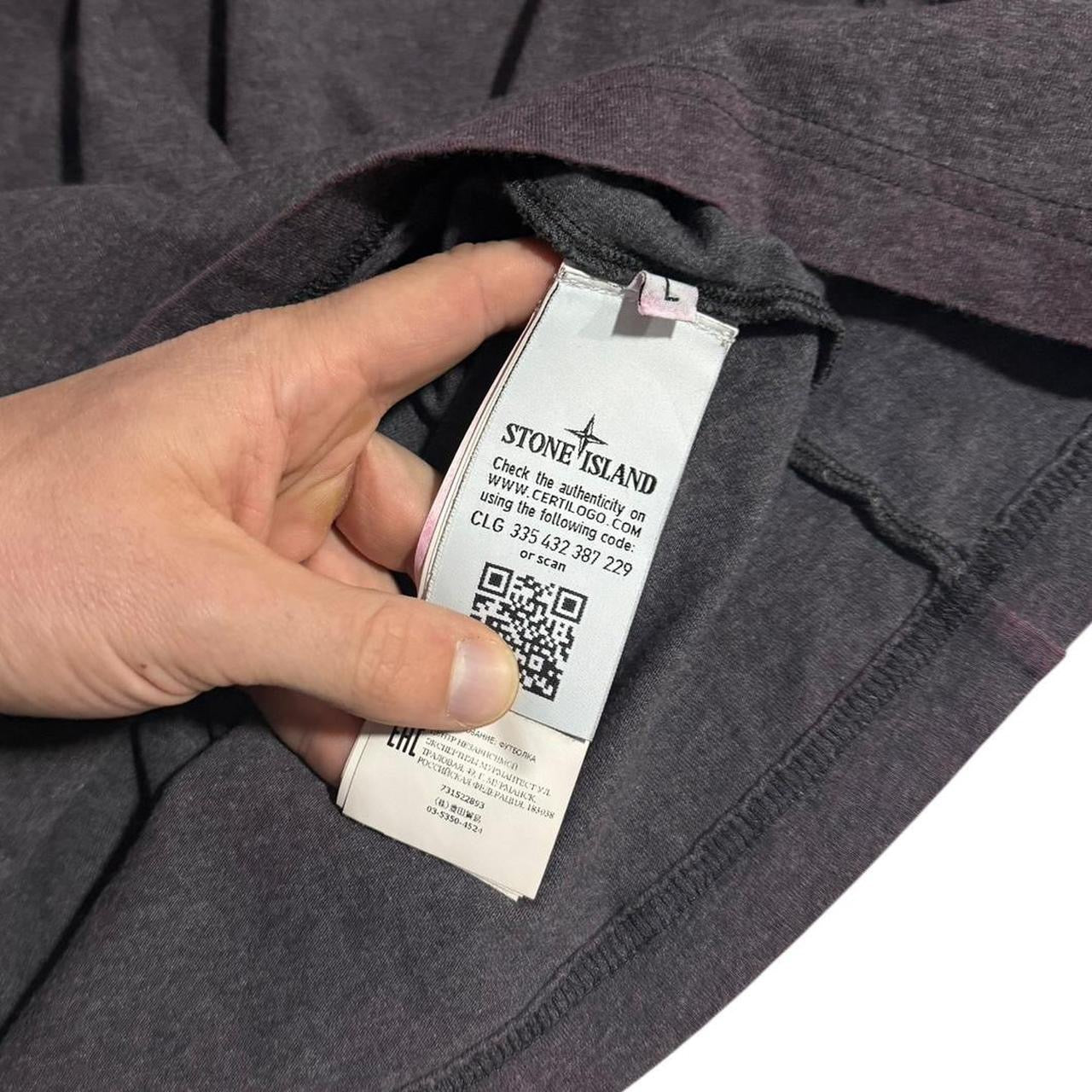 Stone Island Dust Treatment T-Shirt | Large, Charcoal