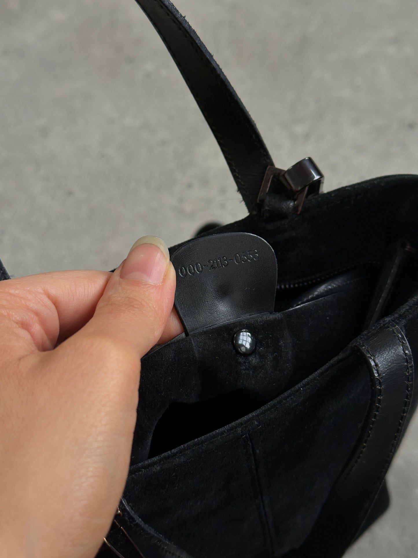 Gucci 2000s Suede Top Handle Crossbody Bag