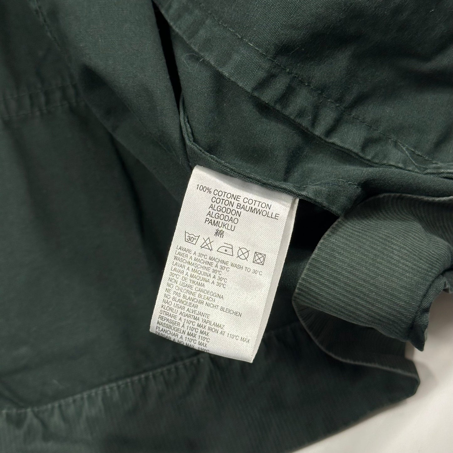 Diesel 00’s Green Cotton Multipocket Cargo Moto Jacket - L