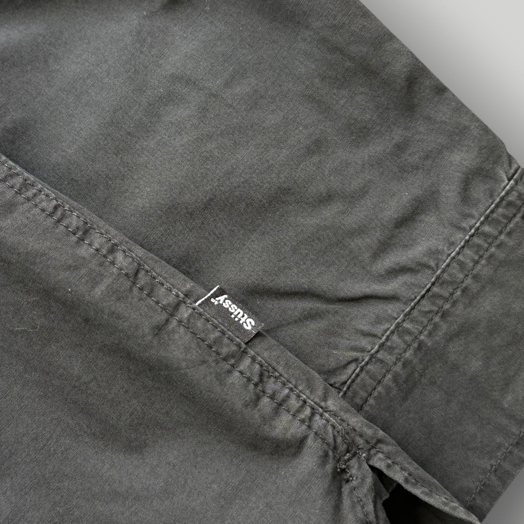 2000's Stüssy Utility Pocket Overshirt M | O/S, Black