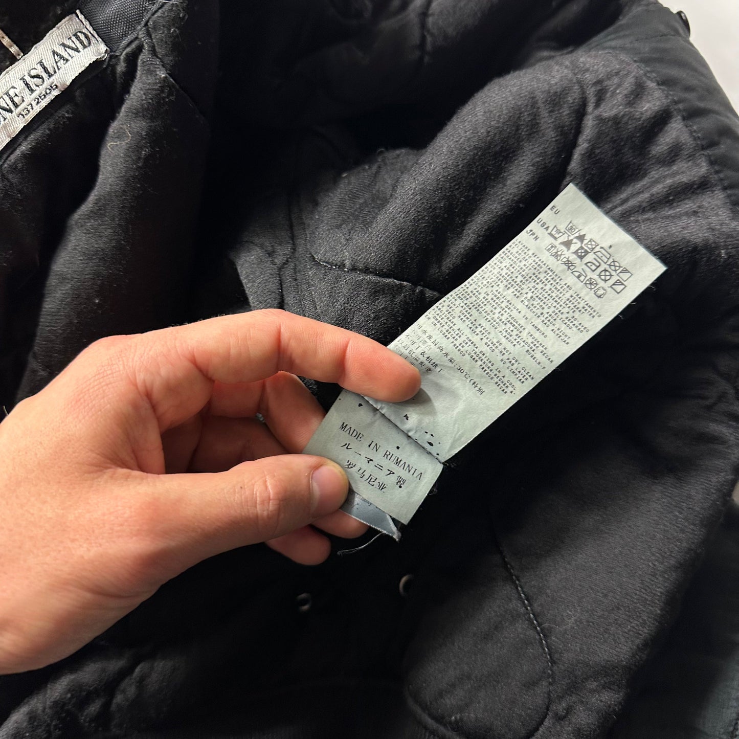 Stone Island AW10 Mussola Gommata Heavyweight Quilted Jacket - XXL