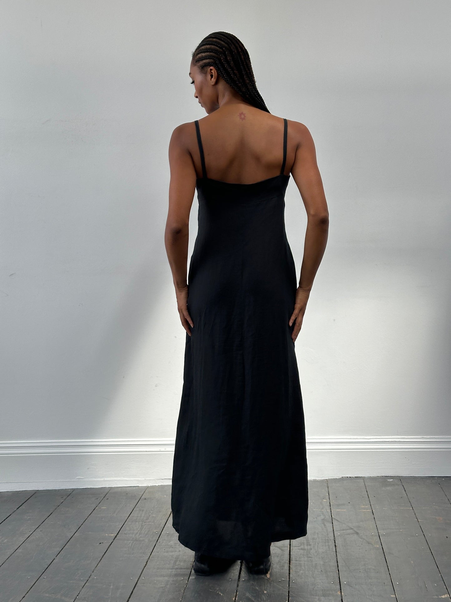 Armani Exchange Pure Linen Maxi Dress - S