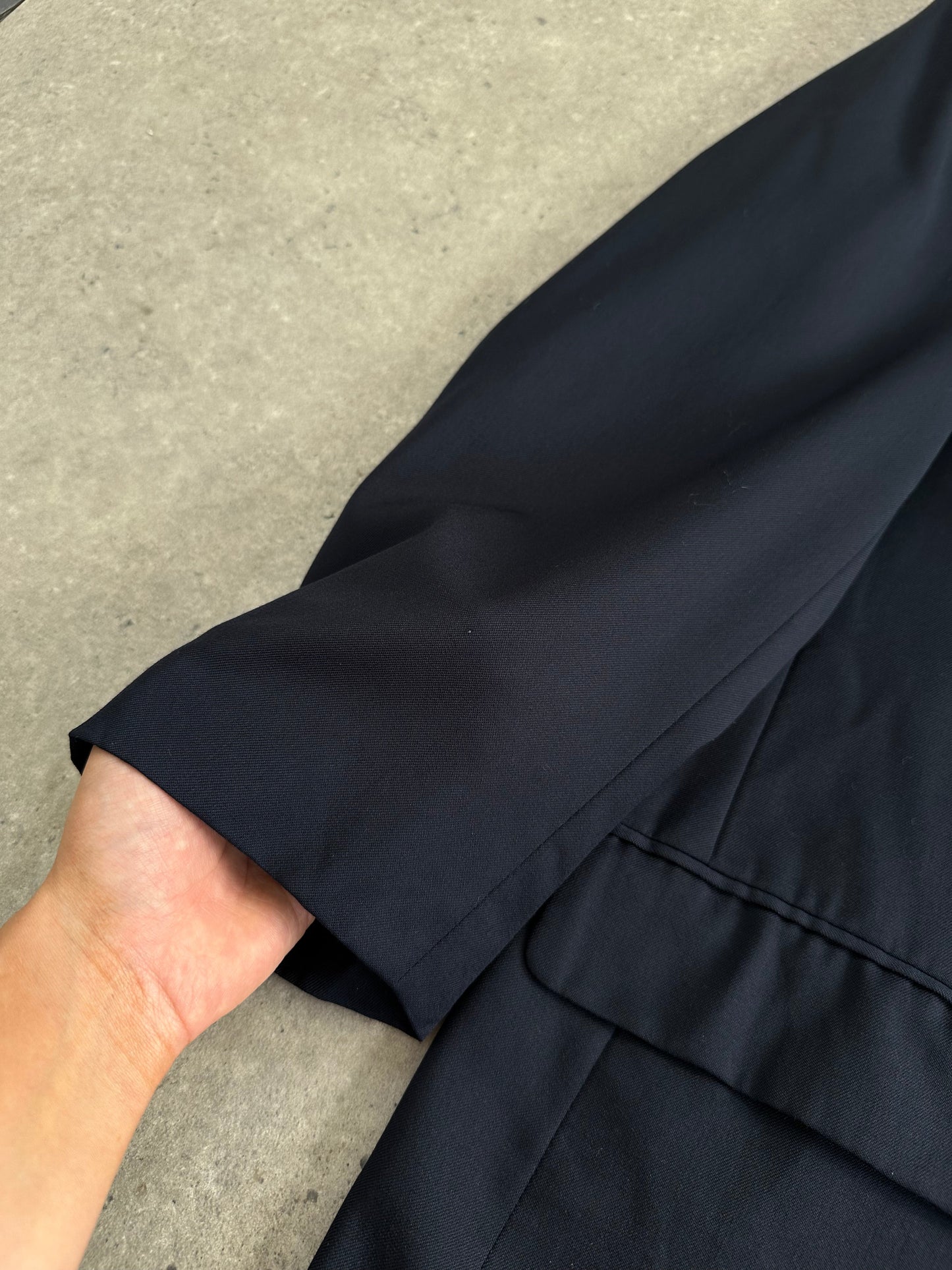 Yves Saint Laurent Pour Homme 1990s Wool Single Breasted Blazer - L/XL