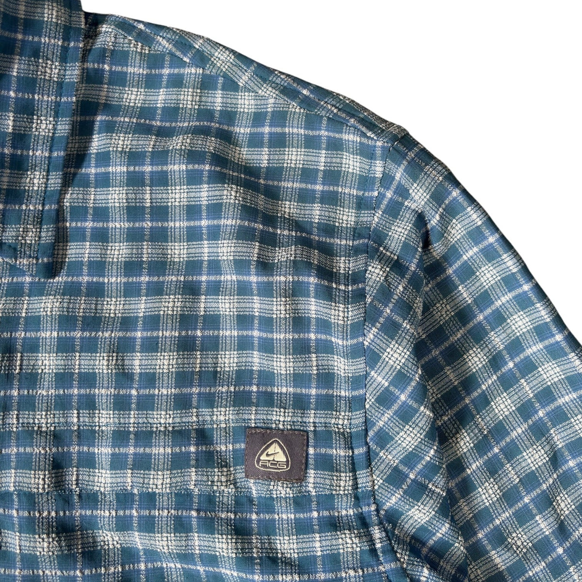 Nike ACG 00's Plaid Ventilated Shirt L | Large, Blue