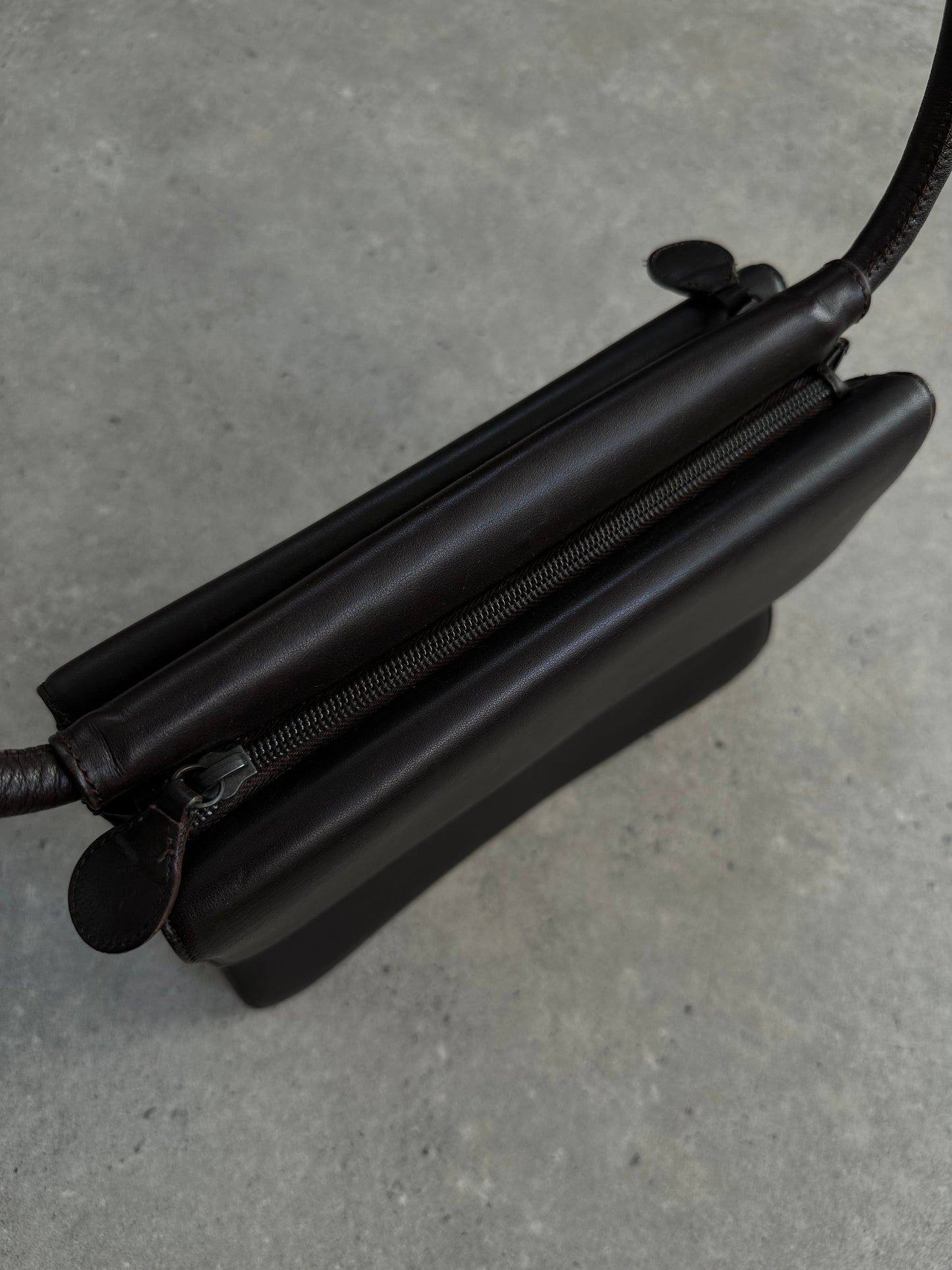 Giorgio Armani Le Collezioni Leather Shoulder Bag