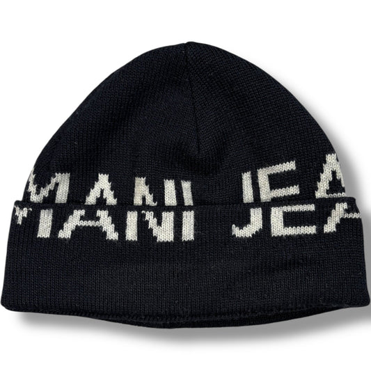 Armani Jeans 00’s Wraparound Beanie | O/S, Black