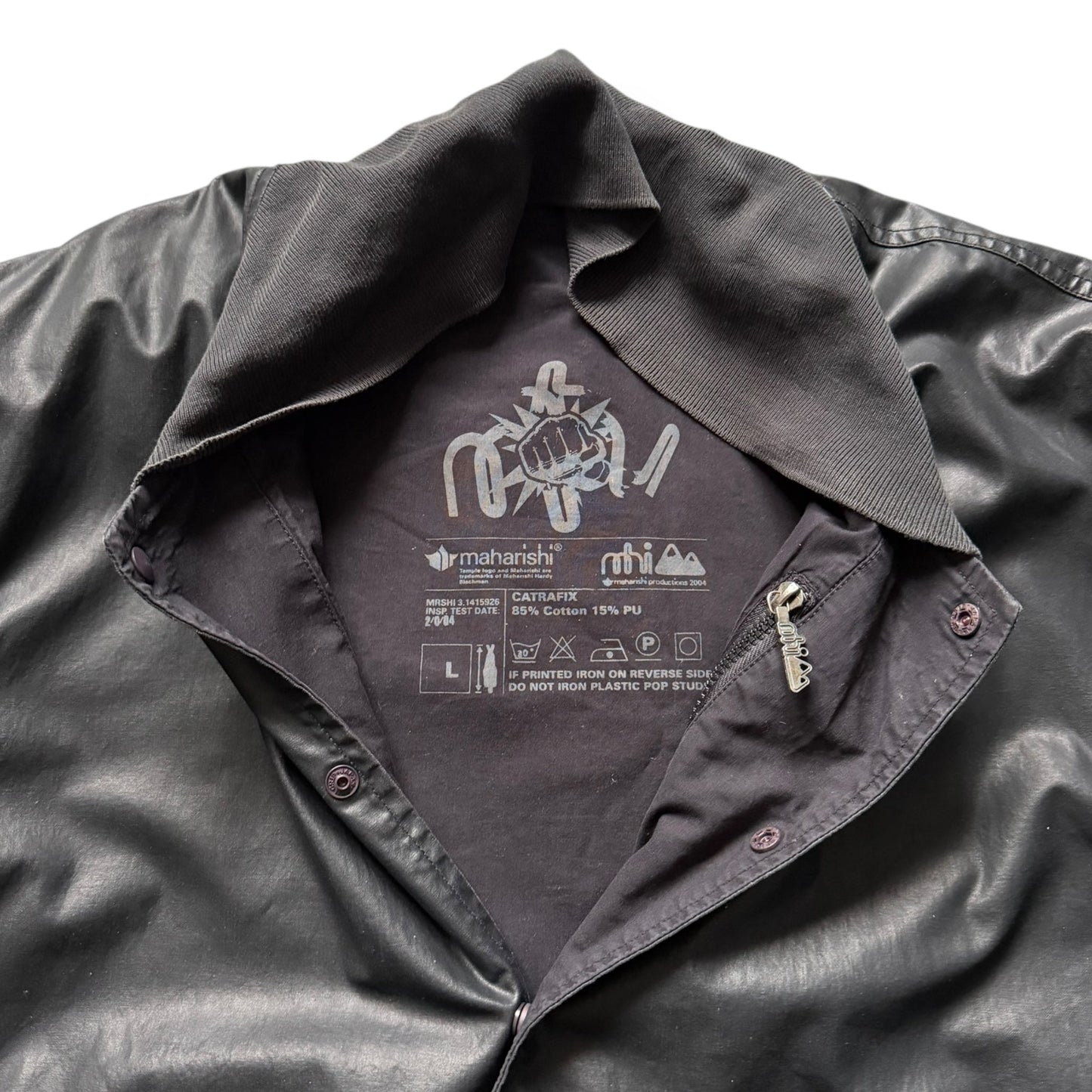 2004 Maharishi MHI Waxy Bomber Jacket (L) | Default Title, Multicoloured