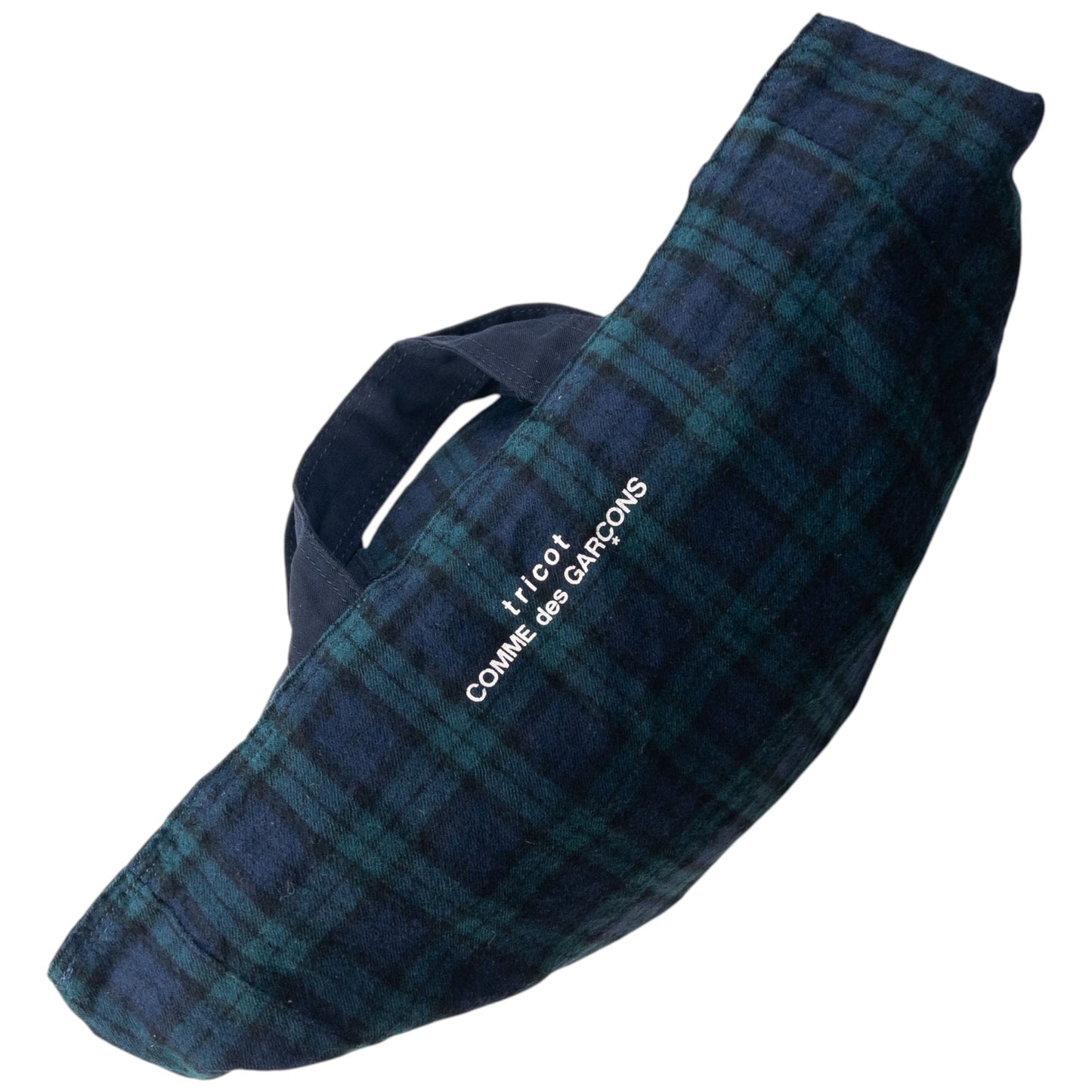 Vintage 2000s Comme Des Garçons Tricot Checkered Tote Bag | O/S, Red