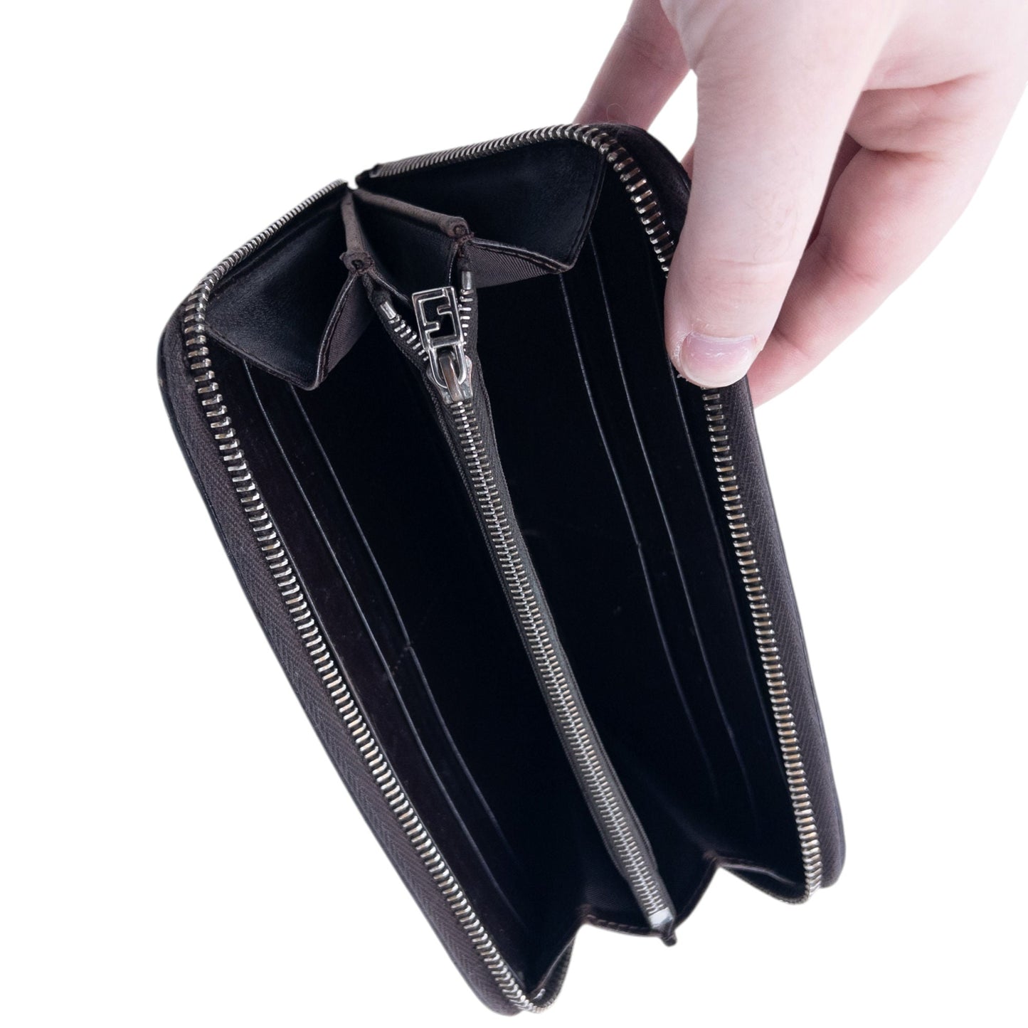 Vintage 2000s Fendi Monogram Purse | O/S, Black