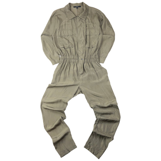 Vintage 2000s Gucci By Tom Ford Silk Jumpsuit Womens Size L | Large, Grey