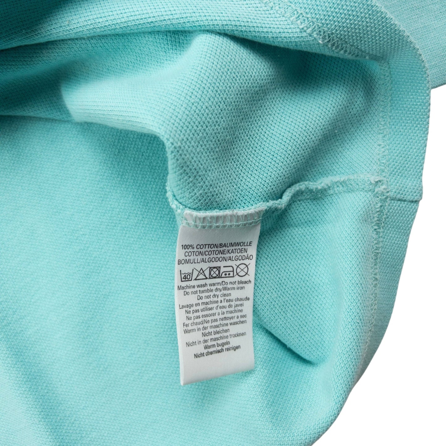 Vintage Burberry Crest Long Sleeve Polo Shirt Size XL