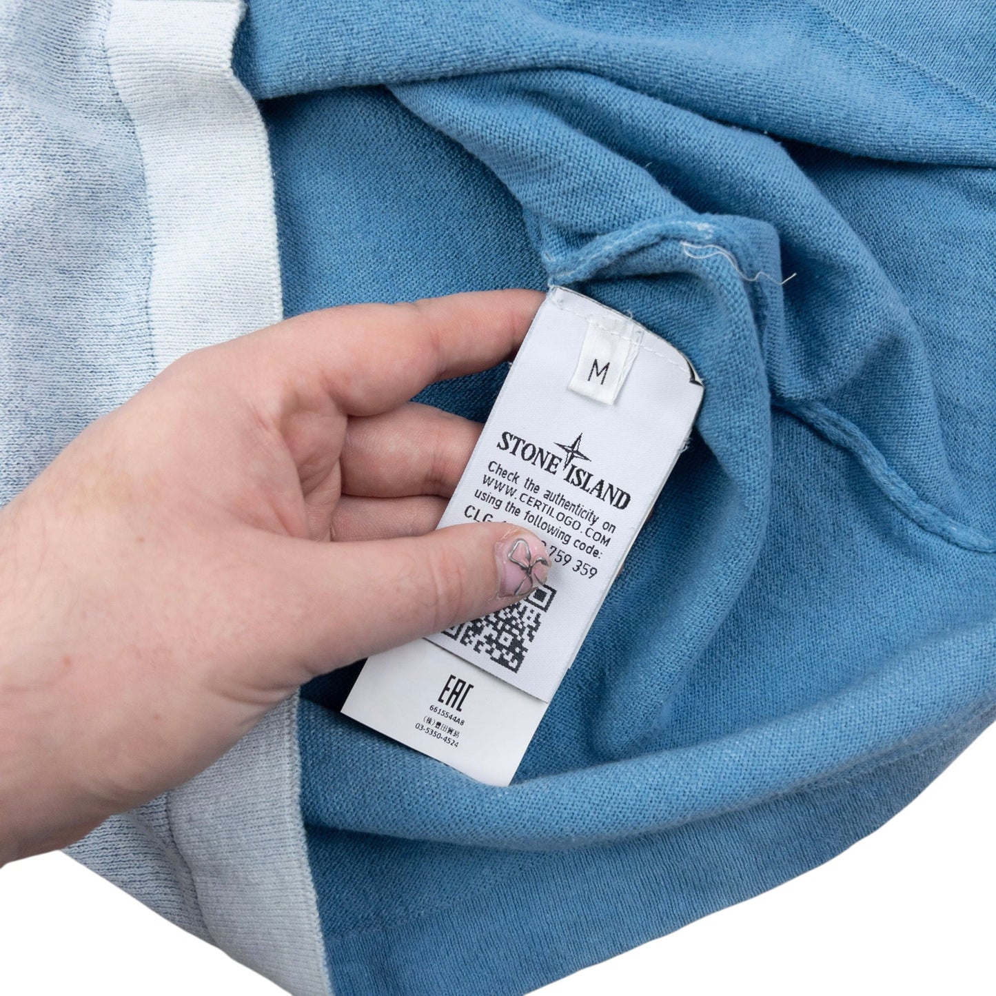 Vintage Stone Island Jumper Size M | Medium, Blue