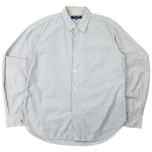 Vintage Comme Des Garçons HOMME Long Sleeve Button Up Shirt Size S | Small, Grey