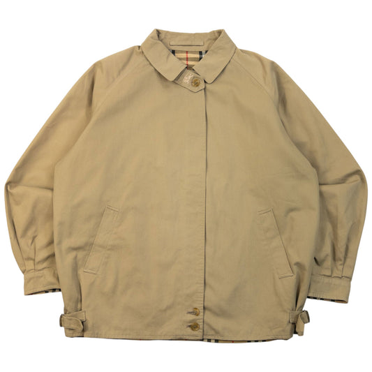 Vintage 90s Burberry Nova Check Lined Jacket Size S | Small, Beige