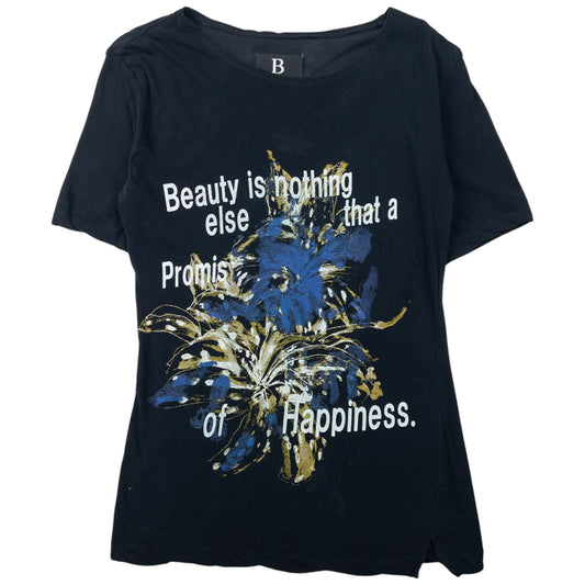 Vintage B By Yohji Yamamoto Lightweight Graphic T Shirt Womens Size M