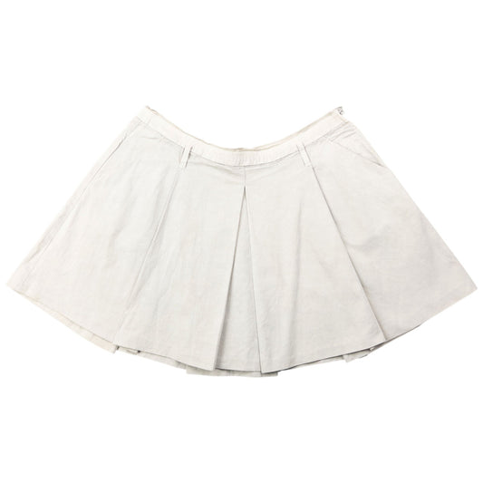 Vintage 2006 Prada Sport Pleated Mini Skirt Womens Size W31 | W31, Cream