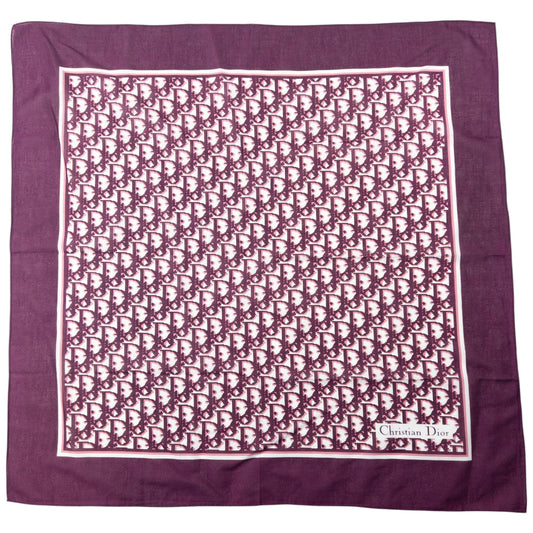 Vintage 2000s Dior Monogram Pixel Scarf | O/S, Purple