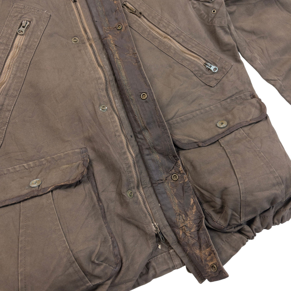 Vintage 2000s PPFM Zip Up Jacket Size M | Medium, Brown