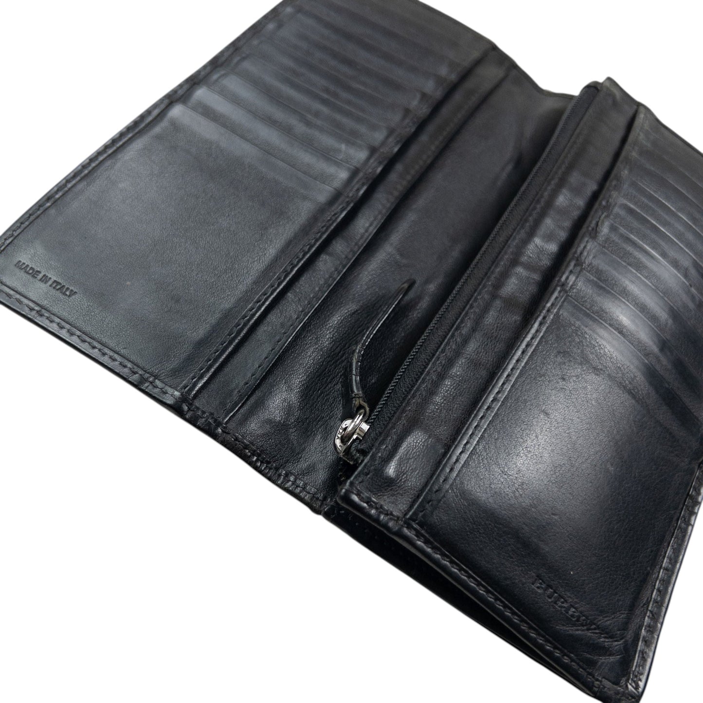 Vintage 2000s Burberry Nova Check Purse | O/S, Black