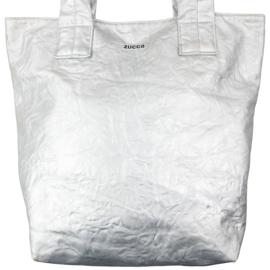 Vintage 90s Cabane De Zucca By Issey Miyake Metallic Shoulder Bag