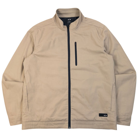 Vintage Oakley Zip Up Jacket Size XL | XL, Beige