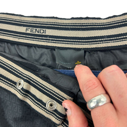 Vintage Fendi Monogram Shorts Size W35