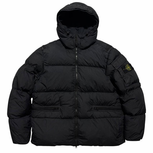 Stone Island Garment Dyed Down Jacket | Large, Black
