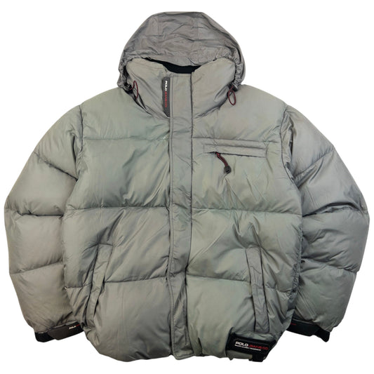 Vintage 2000s Ralph Lauren Polo Jeans Puffer Jacket Size L | Large, Green